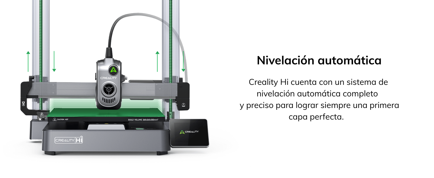 Lista para usar en minutos Viene 95% preensamblada y cuenta con una guía de inicio intuitiva para comenzar a imprimir de inmediato.  Extrusor optimizado Diseño integrado que evita atascos y facilita el mantenimiento para una impresión más fluida.
